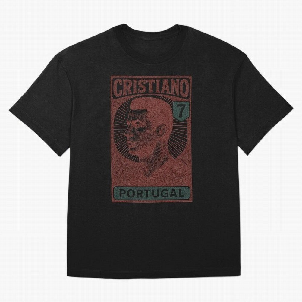 CRISTIANO Oversized T-Shirt Celebrate Fan Culture around FIFA World Cup 2026 for Fans of Haaland and Mbappe and Argentina, Bringing Tournament Hype, Historic Matchups, Family Viewing Parties and Global Sports Pride; Perfect for People Who Love
