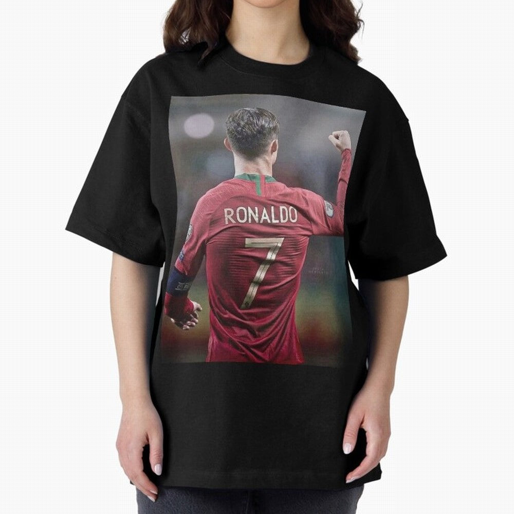 Cristiano Ronaldo CR7 Oversized T-Shirt Live for the Drama of FIFA World Cup 2026 Built around Messi, Neymar and Mbappe, Brazil Energy, Football Passion, Legendary Performances, Festival Vibes and Supporter Community; Great for Watch Parties,