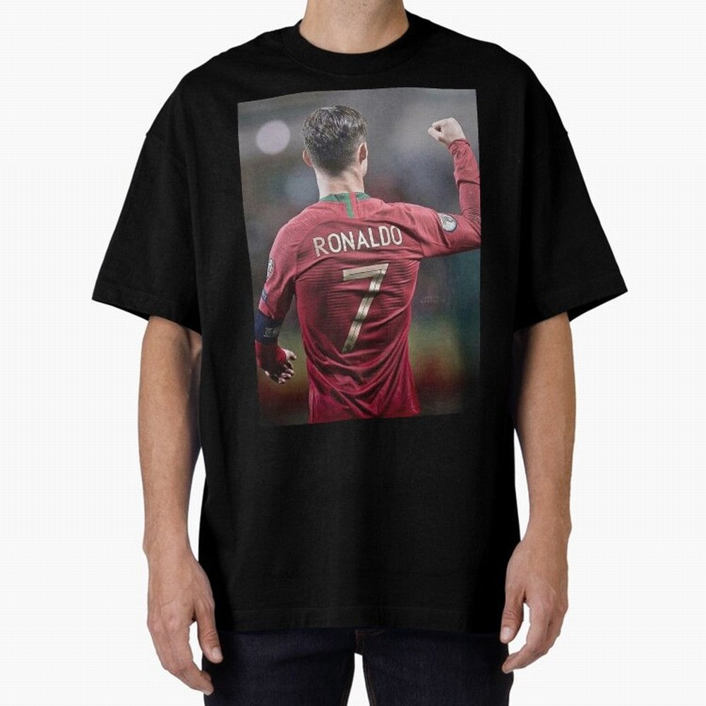 Cristiano Ronaldo CR7 Oversized T-Shirt Live for the Drama of FIFA World Cup 2026 Built around Messi, Neymar and Mbappe, Brazil Energy, Football Passion, Legendary Performances, Festival Vibes and Supporter Community; Great for Watch Parties,
