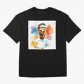 Cristiano Ronaldo Watercolor Panting Oversized T-Shirt Keep Football History Alive during FIFA World Cup 2026 Group Stage for Fans of Cristiano Ronaldo and France, Bringing Stadium Chants, National Pride, Trophy Dreams and Unforgettable Football