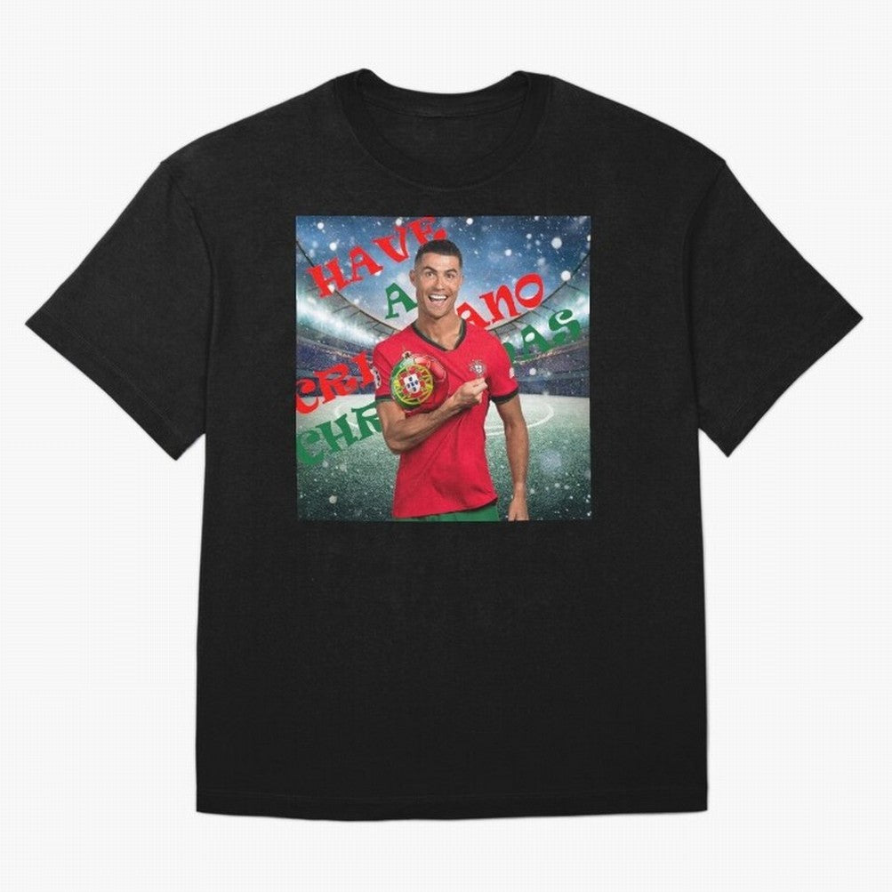 Have a Cristiano Christmas Oversized T-Shirt Keep Football History Alive during FIFA World Cup 2026 Group Stage for Fans of Cristiano Ronaldo and France, Bringing Stadium Chants, National Pride, Trophy Dreams and Unforgettable Football Memories;