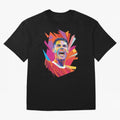 Cristiano Ronaldo Pop Art WPAP Oversized T-Shirt Follow the FIFA World Cup 2026 Journey through Haaland Highlights, Germany Pride, Fan Favorite Moments, National Team Passion, Big Match Drama and Soccer History; Ideal for Passionate Fans Who Love