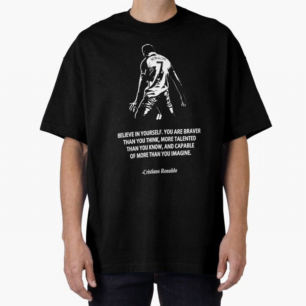 Cristiano Ronaldo Quotes Oversized T-Shirt Bring Trophy Dreams to FIFA World Cup 2026 for Fans of Messi, CR7 and Mbappe and Argentina, France and Brazil, Bringing Champion Mindset, Group Stage Buzz, Knockout Tension and Passionate Fan Culture;