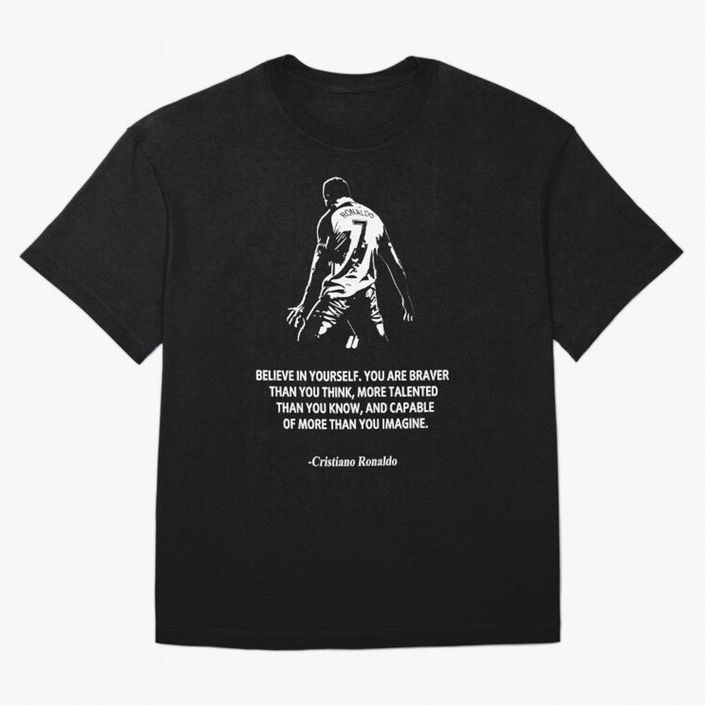 Cristiano Ronaldo Quotes Oversized T-Shirt Bring Trophy Dreams to FIFA World Cup 2026 for Fans of Messi, CR7 and Mbappe and Argentina, France and Brazil, Bringing Champion Mindset, Group Stage Buzz, Knockout Tension and Passionate Fan Culture;