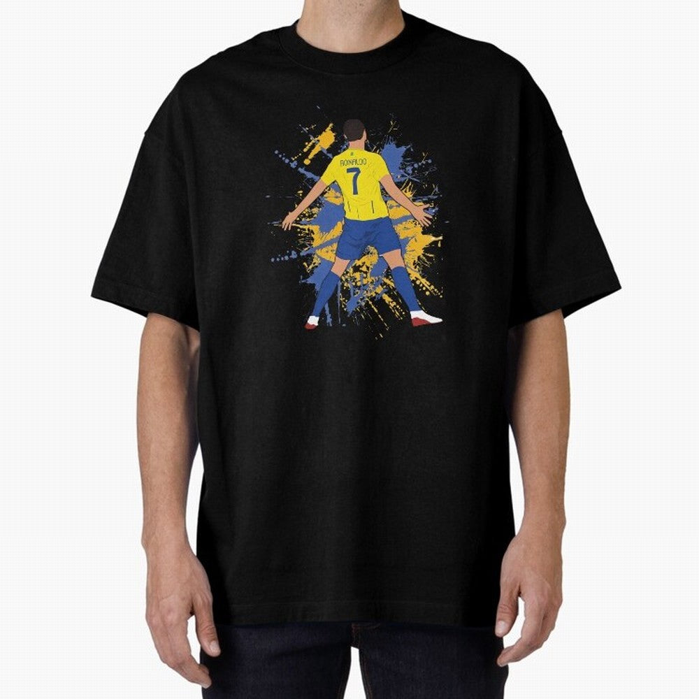 siuu cristiano alnasr football Oversized T-Shirt Support Iconic Players in Match Day Hype around FIFA World Cup 2026, Neymar, Argentina, Worldwide Fan Energy, Dramatic Goals, Stadium Lights and Championship Celebrations; Ideal for Passionate Fans