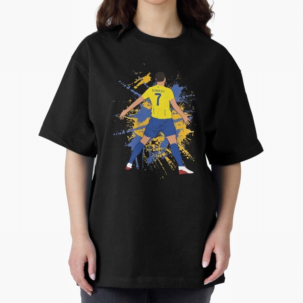 siuu cristiano alnasr football Oversized T-Shirt Support Iconic Players in Match Day Hype around FIFA World Cup 2026, Neymar, Argentina, Worldwide Fan Energy, Dramatic Goals, Stadium Lights and Championship Celebrations; Ideal for Passionate Fans