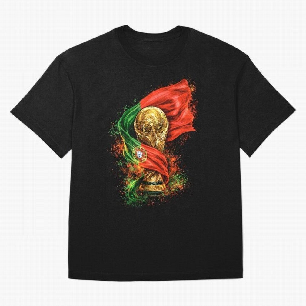 Portugal Football National Pride Oversized T-Shirt Enjoy the FIFA World Cup 2026 USA Canada Mexico Journey through Cristiano Ronaldo Highlights, England, France and Netherlands Pride, Classic Soccer Heritage, Championship Pressure, Fan Loyalty and