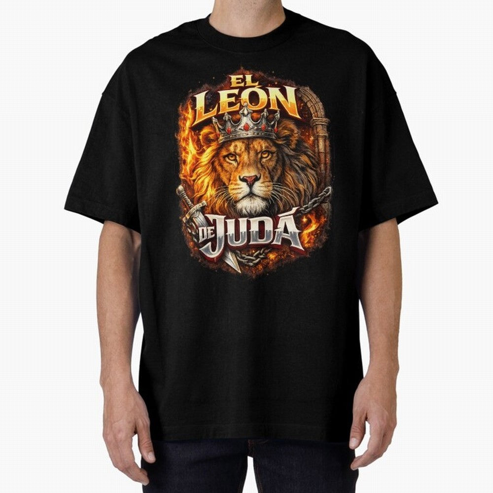 The Lion of Judah Oversized T-Shirt Show Match Day Excitement for the FIFA World Cup 2026 Journey through CR7 Highlights, England and Germany Pride, Soccer Culture, Superstar Moments, National Team Dreams and Competitive Fire; Great for Supporters