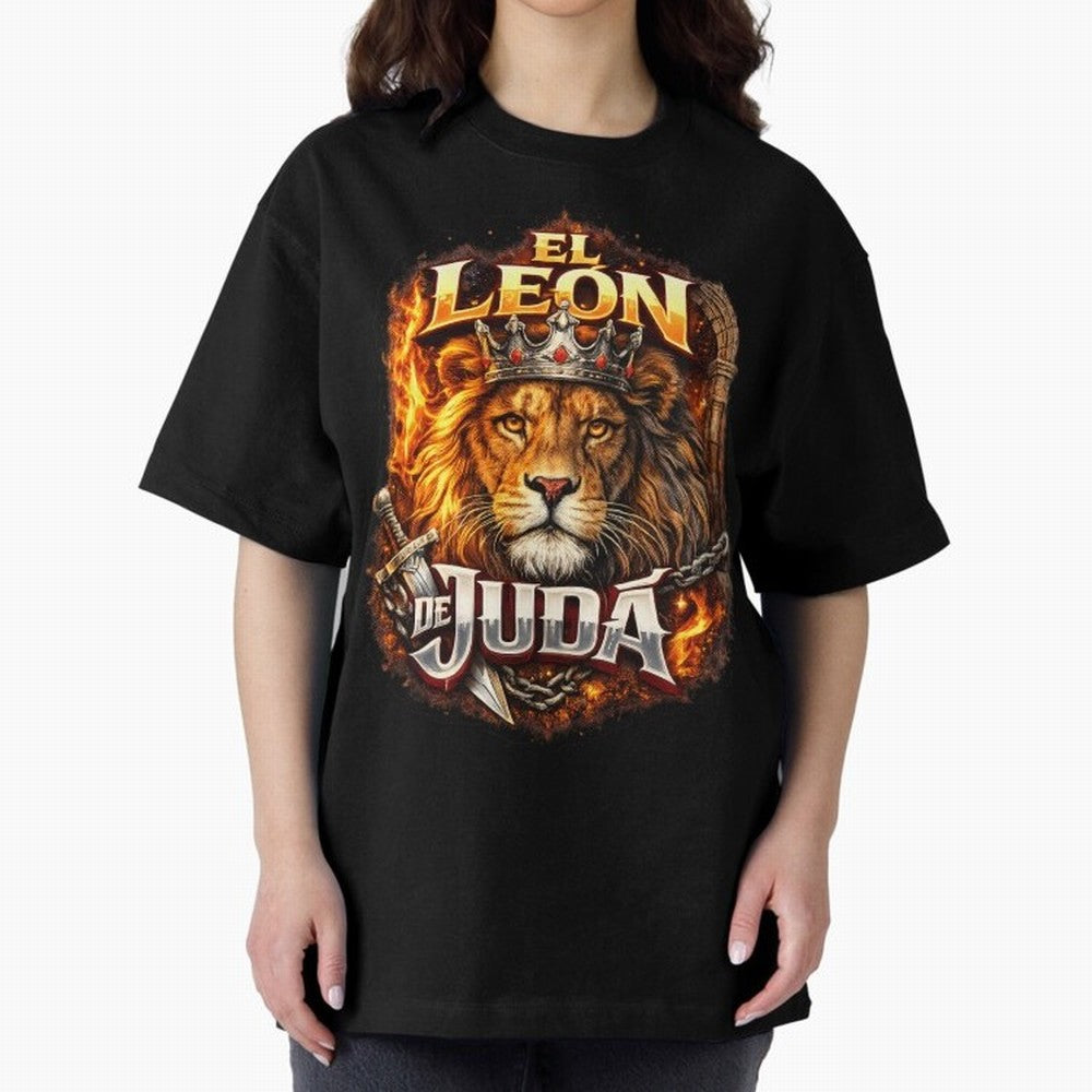 The Lion of Judah Oversized T-Shirt Show Match Day Excitement for the FIFA World Cup 2026 Journey through CR7 Highlights, England and Germany Pride, Soccer Culture, Superstar Moments, National Team Dreams and Competitive Fire; Great for Supporters
