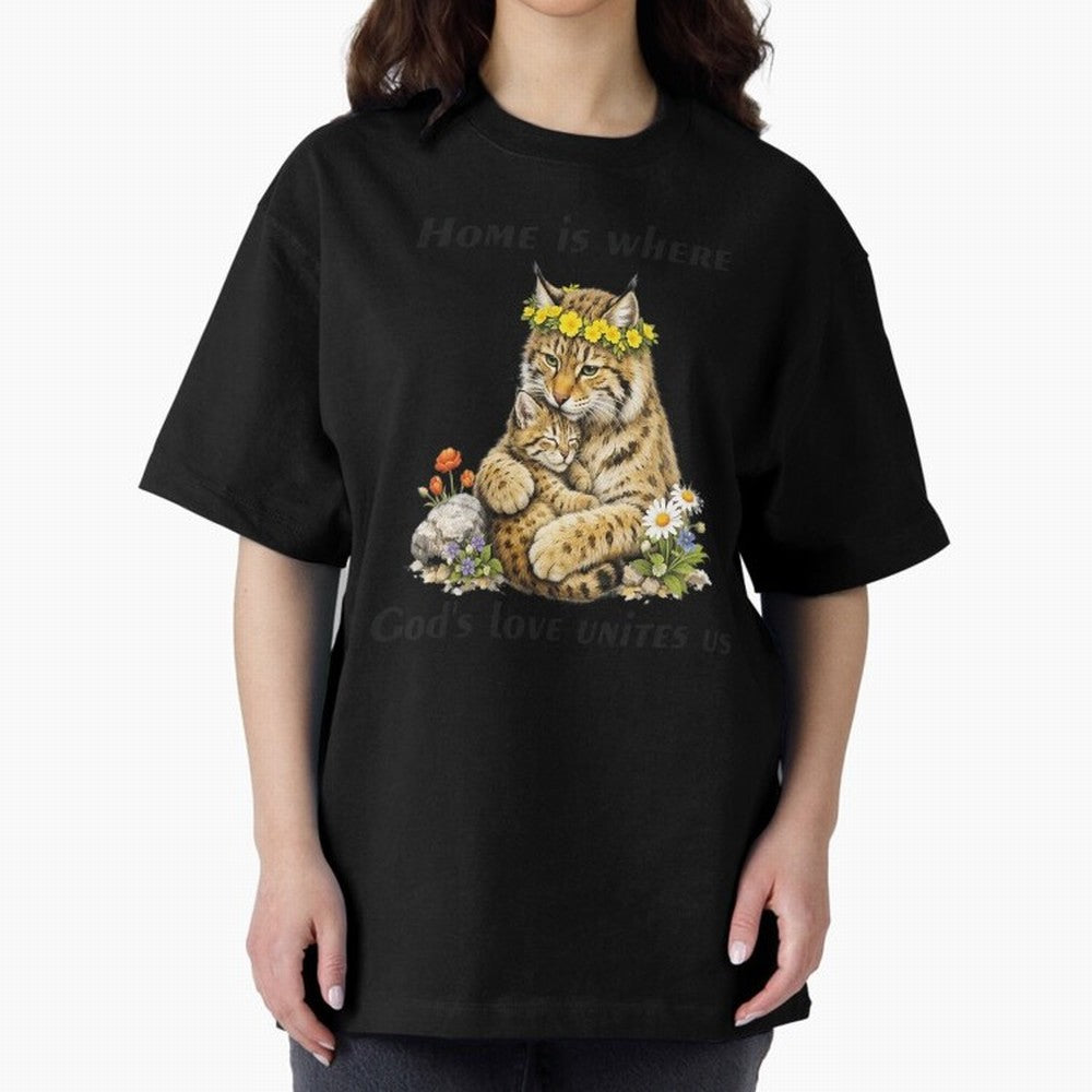 Home Is Where God's Love Unites Us Oversized T-Shirt Make the Season About FIFA World Cup 2026 Group Stage Spirit, Driven by England, France and Netherlands, Neymar, Haaland and Cristiano Ronaldo, Classic Soccer Heritage, Championship Pressure, Fan