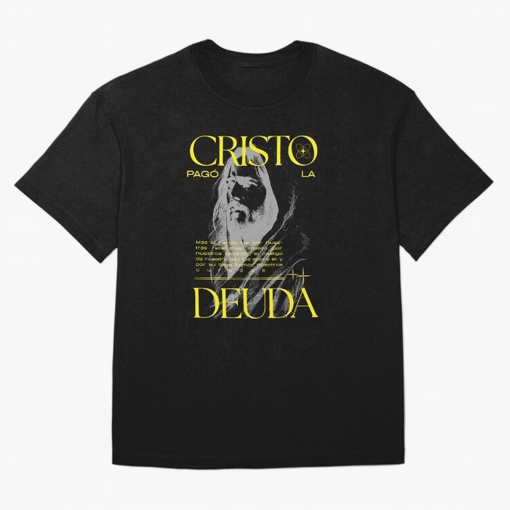 Cristo Pag¨® la Deuda - Isa¨ªas 53:5 Streetwear Style Oversized T-Shirt Celebrate Global Passion for FIFA World Cup 2026 USA Canada Mexico Centered on Messi and Cristiano Ronaldo, Brazil Energy, Classic Soccer Heritage, Championship Pressure, Fan