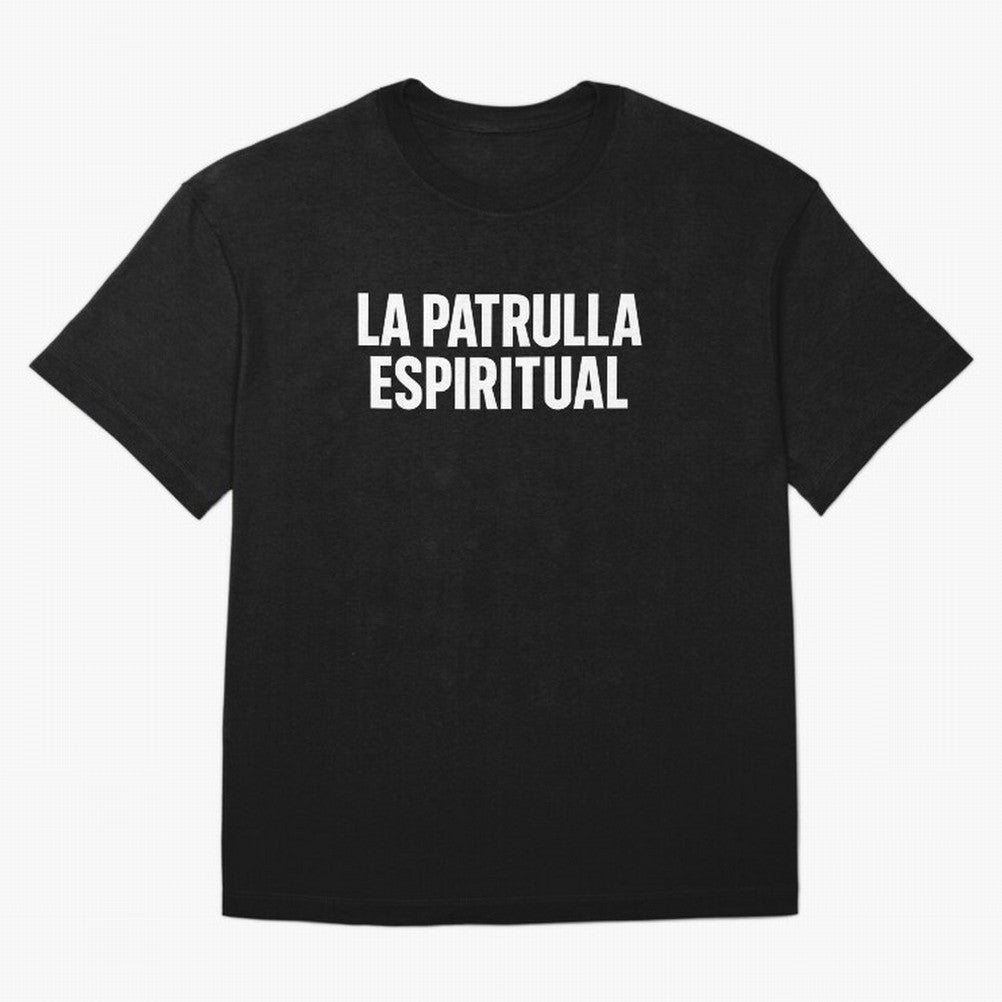 La Patrulla Espiritual, Spanish Faith Quote Gift, Christian Spiritual Humor Graphic Tee for Believers Latinos Oversized T-Shirt Turn Every Weekend Toward FIFA World Cup 2026 Group Stage Filled with CR7, Portugal, Spain and Germany Energy, Champion