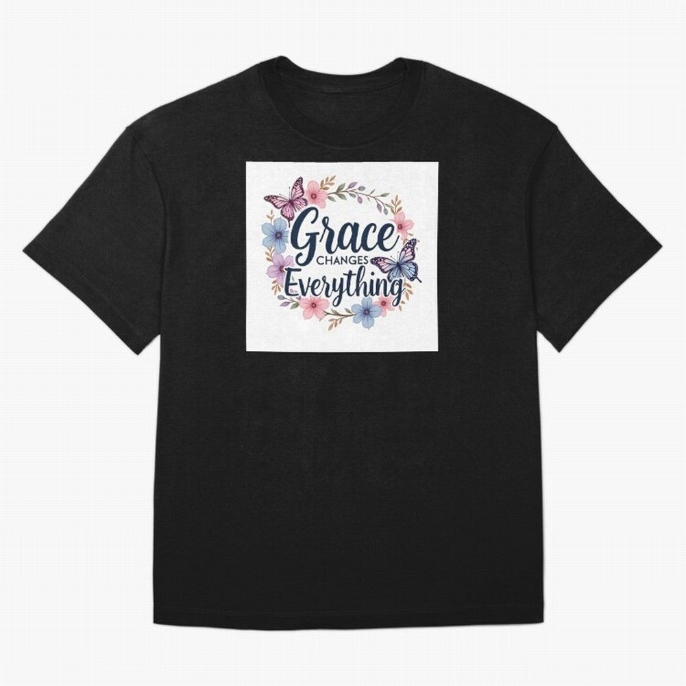 Grace Of God Changes Everything Oversized T-Shirt Bring International Match Energy to FIFA World Cup 2026 USA Canada Mexico for Fans of Cristiano Ronaldo, Haaland and CR7 and Spain, Bringing Football History, Final Match Energy, Crowd Noise and