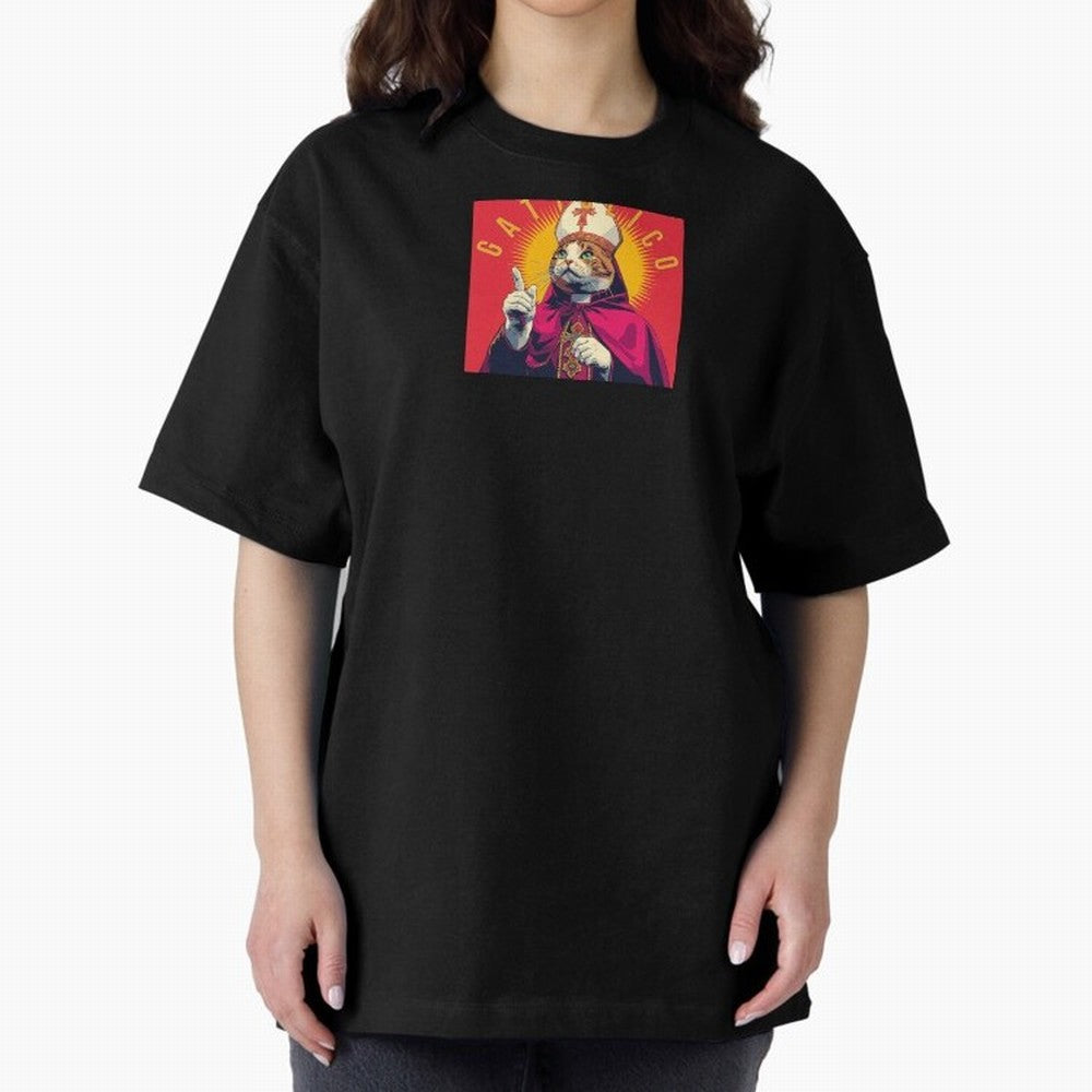 Gattolico Oversized T-Shirt Represent Football Lovers during Global Football Passion for FIFA World Cup 2026 Group Stage, Made for Cristiano Ronaldo, Haaland and CR7, England, Worldwide Fan Energy, Dramatic Goals, Stadium Lights and Championship