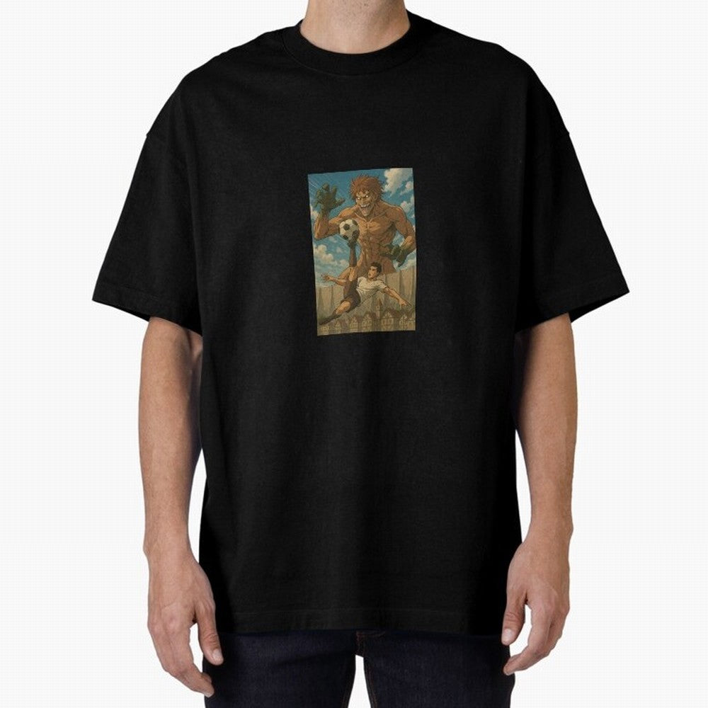 Cristiano Chilean Juventus on Titan Oversized T-Shirt Celebrate the Stars of FIFA World Cup 2026 Group Stage for Fans of Neymar and Germany, Bringing Goal Celebration Energy, Supporter Heritage, Football Icons and Worldwide Tournament Joy; Perfect