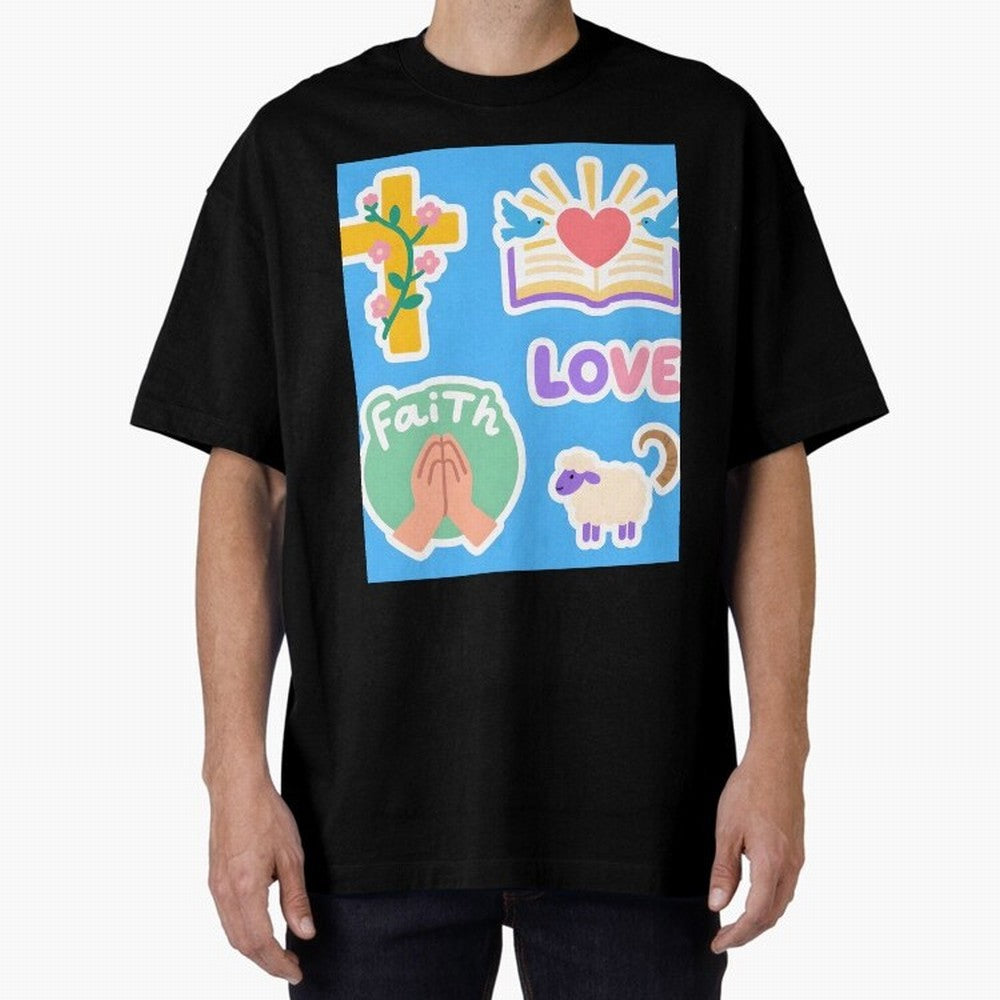 Love Faith T shirt Oversized T-Shirt Bring Bold Fan Energy to FIFA World Cup 2026 Group Stage Capturing Cristiano Ronaldo, Brazil, Portugal and Argentina Energy, Vintage Soccer Flavor, Modern Football Stars, National Flags and Final Night Emotion;