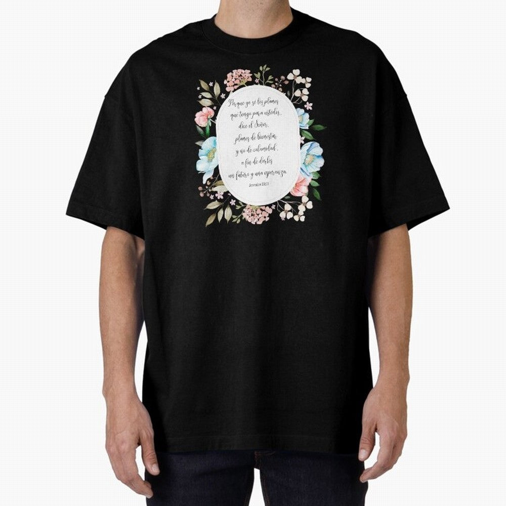 Jerem¨ªas 29:11 ¨C Planes de esperanza | Vers¨ªculo cristiano inspirador en espa?ol Oversized T-Shirt Join Supporters Worldwide for FIFA World Cup 2026 USA Canada Mexico Capturing Messi and Cristiano Ronaldo, Brazil Energy, Game Day Rituals,