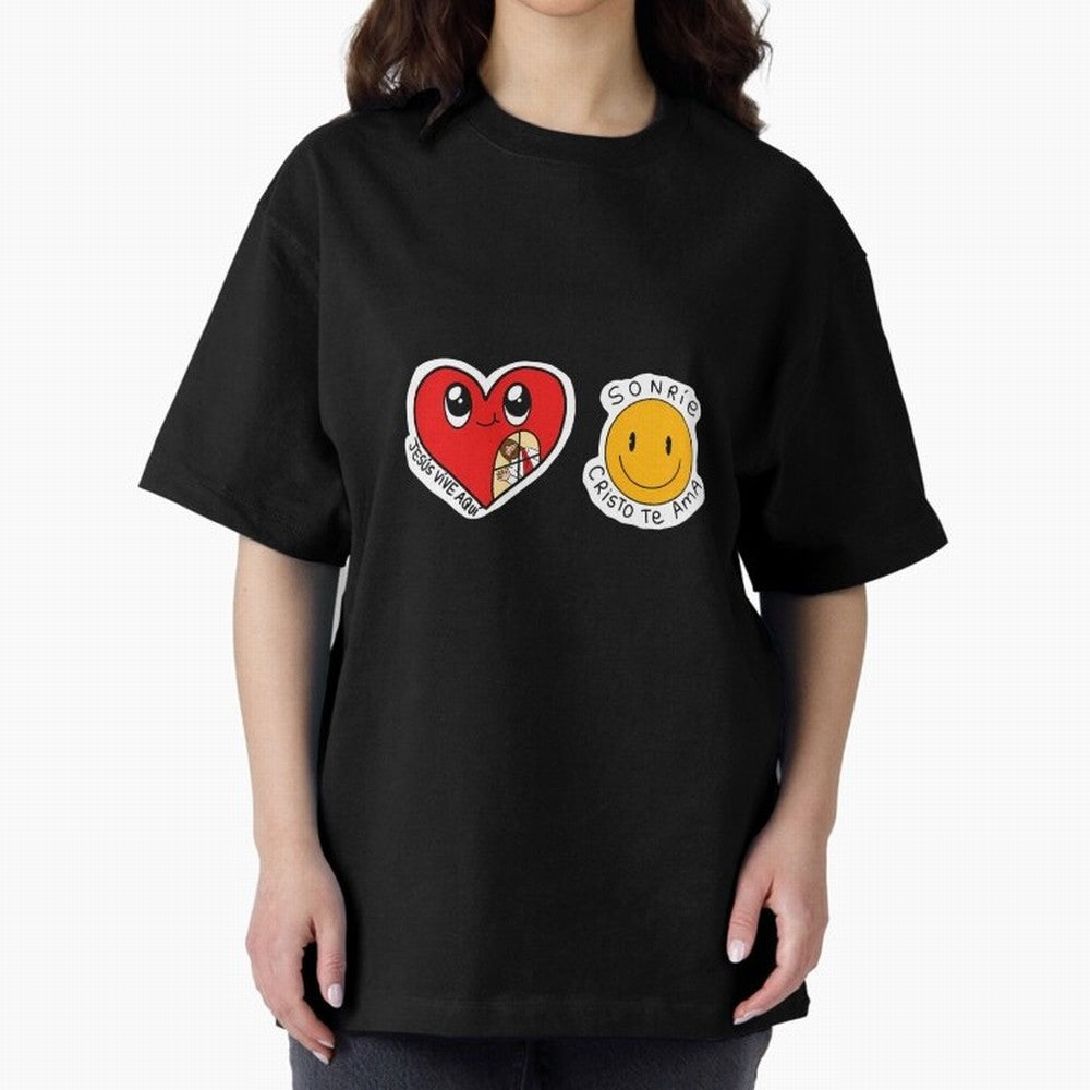 Jesus Vive Aqu Oversized T-Shirt Celebrate Football Dreams Across Global Football Passion for FIFA World Cup 2026 USA Canada Mexico, Filled with Messi, Neymar and Mbappe, Germany, Football Festival Excitement, Trophy Ambitions, Country Rivalries