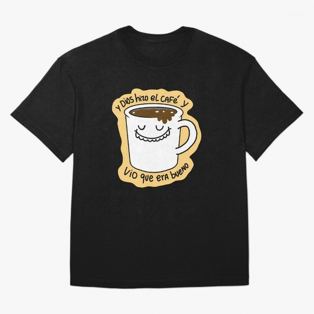Y Dios Hizo El Caf Y Vio Que Era Bueno Oversized T-Shirt Enjoy the FIFA World Cup 2026 Group Stage Journey through Neymar, Haaland and Cristiano Ronaldo Highlights, Spain Pride, Tournament Hype, Historic Matchups, Family Viewing Parties and Global