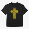 Cruz del Santo Padre Benito Color Oversized T-Shirt Turn Football Passion into FIFA World Cup 2026 USA Canada Mexico for Fans of Messi, CR7 and Mbappe and France and Portugal, Bringing Championship Spirit, Famous Goals, Roaring Crowds and