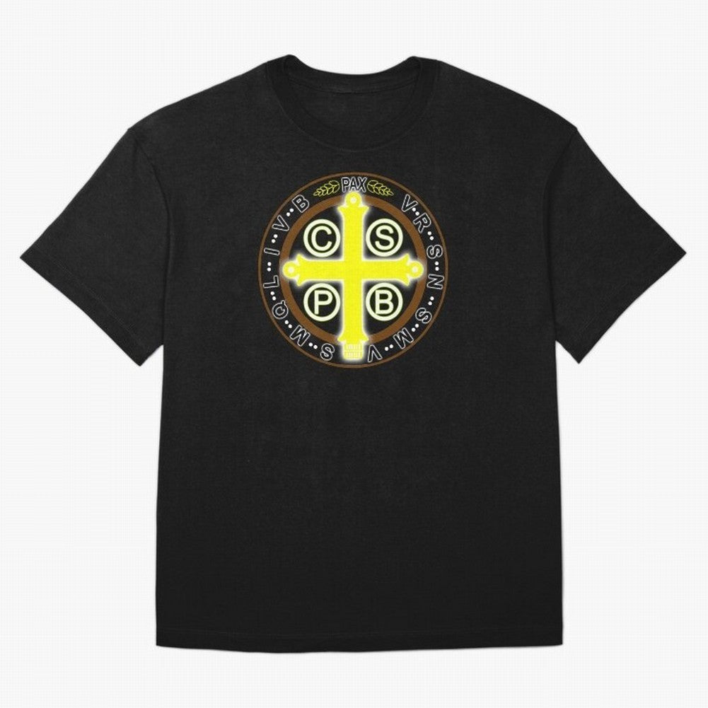 Medalla de San Benito Color Back Oversized T-Shirt Carry the Colors and Pride of FIFA World Cup 2026 Inspired by Neymar, Haaland and Cristiano Ronaldo, Brazil, Portugal and Argentina Energy, Football Festival Excitement, Trophy Ambitions, Country