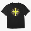 Medalla de San Benito Color Back Oversized T-Shirt Carry the Colors and Pride of FIFA World Cup 2026 Inspired by Neymar, Haaland and Cristiano Ronaldo, Brazil, Portugal and Argentina Energy, Football Festival Excitement, Trophy Ambitions, Country
