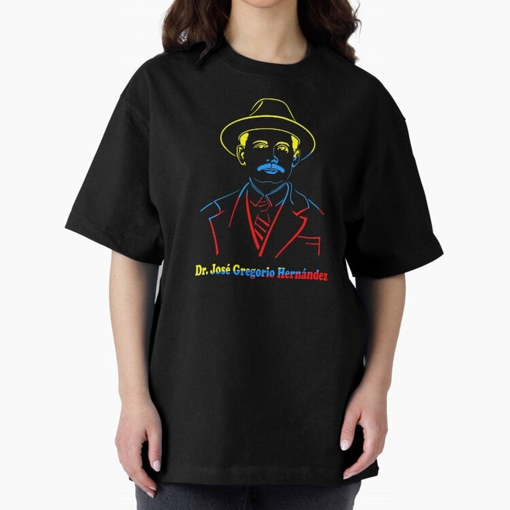 Dr. Jos¨¦ Gregorio Hern¨¢ndez Colores Bandera Oversized T-Shirt Enjoy Match Day Hype around FIFA World Cup 2026 Group Stage, CR7 and Messi, France and Portugal, Football History, Final Match Energy, Crowd Noise and Once in a Lifetime Moments; Ideal
