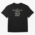 No creo en la suerte, creo en Dios Oversized T-Shirt Celebrate Fan Culture around Global Football Passion for FIFA World Cup 2026, Made for Messi, Brazil, Fan Favorite Moments, National Team Passion, Big Match Drama and Soccer History; Made for Die