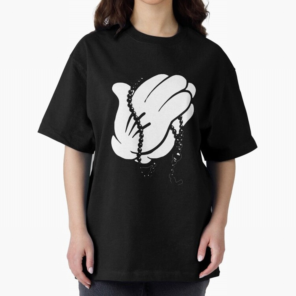 Funny praying hands Oversized T-Shirt Feel the Heartbeat of FIFA World Cup 2026 USA Canada Mexico Highlighting CR7, England, France and Netherlands Energy, Championship Spirit, Famous Goals, Roaring Crowds and International Football Unity; Perfect