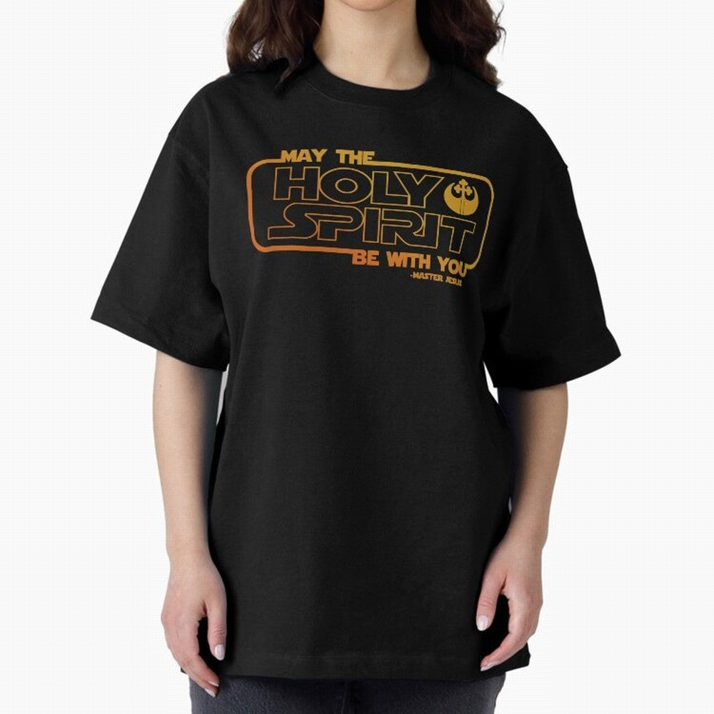 May the Holy Spirit Be with you Oversized T-Shirt Feel the Heartbeat of FIFA World Cup 2026 for Fans of Neymar and Argentina, Bringing Worldwide Fan Energy, Dramatic Goals, Stadium Lights and Championship Celebrations; Ideal for Football Dads,