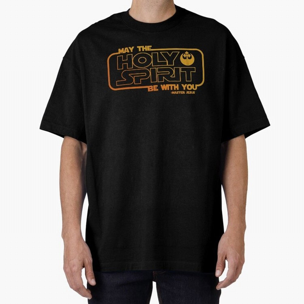 May the Holy Spirit Be with you Oversized T-Shirt Feel the Heartbeat of FIFA World Cup 2026 for Fans of Neymar and Argentina, Bringing Worldwide Fan Energy, Dramatic Goals, Stadium Lights and Championship Celebrations; Ideal for Football Dads,