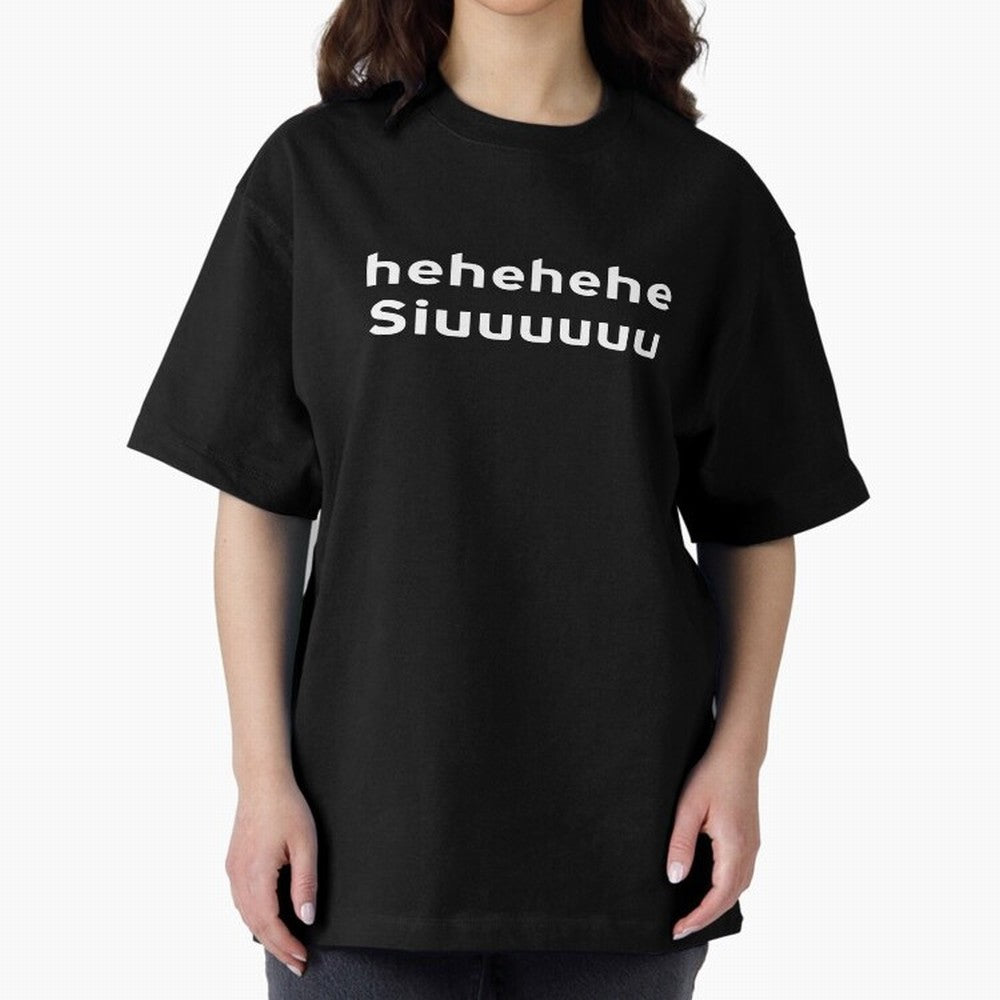 Hehehehe Siuuu Oversized T-Shirt Feel FIFA World Cup 2026 Group Stage Highlighting Haaland, Spain and Netherlands Energy, Game Day Rituals, Football Legends, Country Pride and the Road to the Final; Great for Watch Parties, Sports Bars, Family