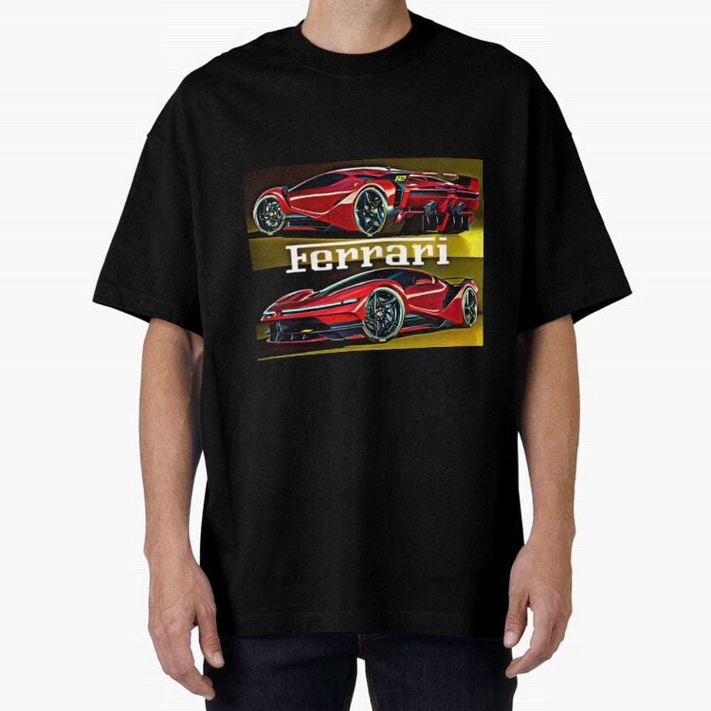 Ferarri F Concept Oversized T-Shirt Bring Stadium Energy to the FIFA World Cup 2026 Group Stage Journey through Messi and Cristiano Ronaldo Highlights, England, France and Netherlands Pride, Fan Favorite Moments, National Team Passion, Big Match