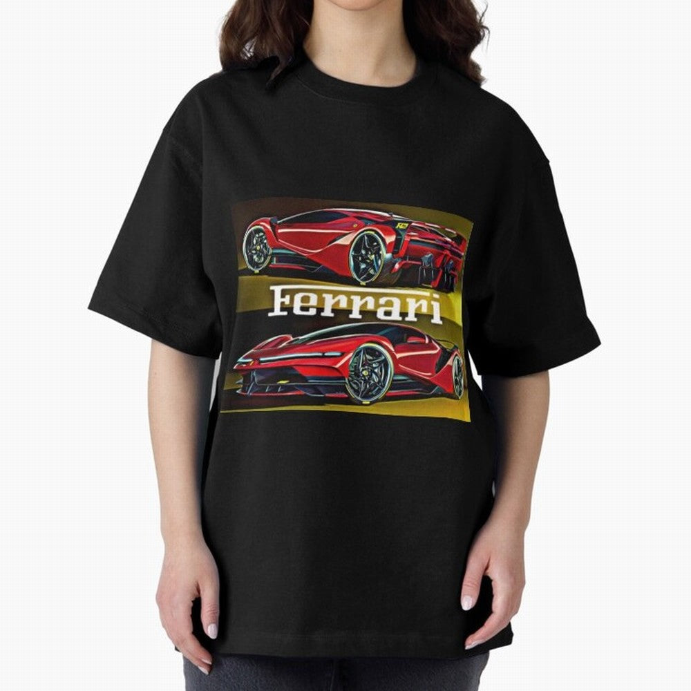 Ferarri F Concept Oversized T-Shirt Bring Stadium Energy to the FIFA World Cup 2026 Group Stage Journey through Messi and Cristiano Ronaldo Highlights, England, France and Netherlands Pride, Fan Favorite Moments, National Team Passion, Big Match