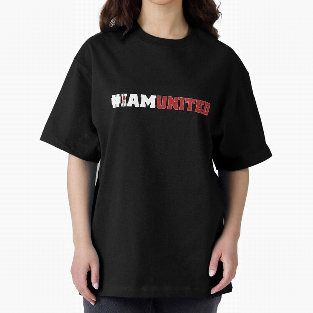 I am United Oversized T-Shirt Join the Global Buzz around FIFA World Cup 2026 Group Stage Spirit, Featuring England and Germany, Mbappe and Neymar, Football History, Final Match Energy, Crowd Noise and Once in a Lifetime Moments; Great for