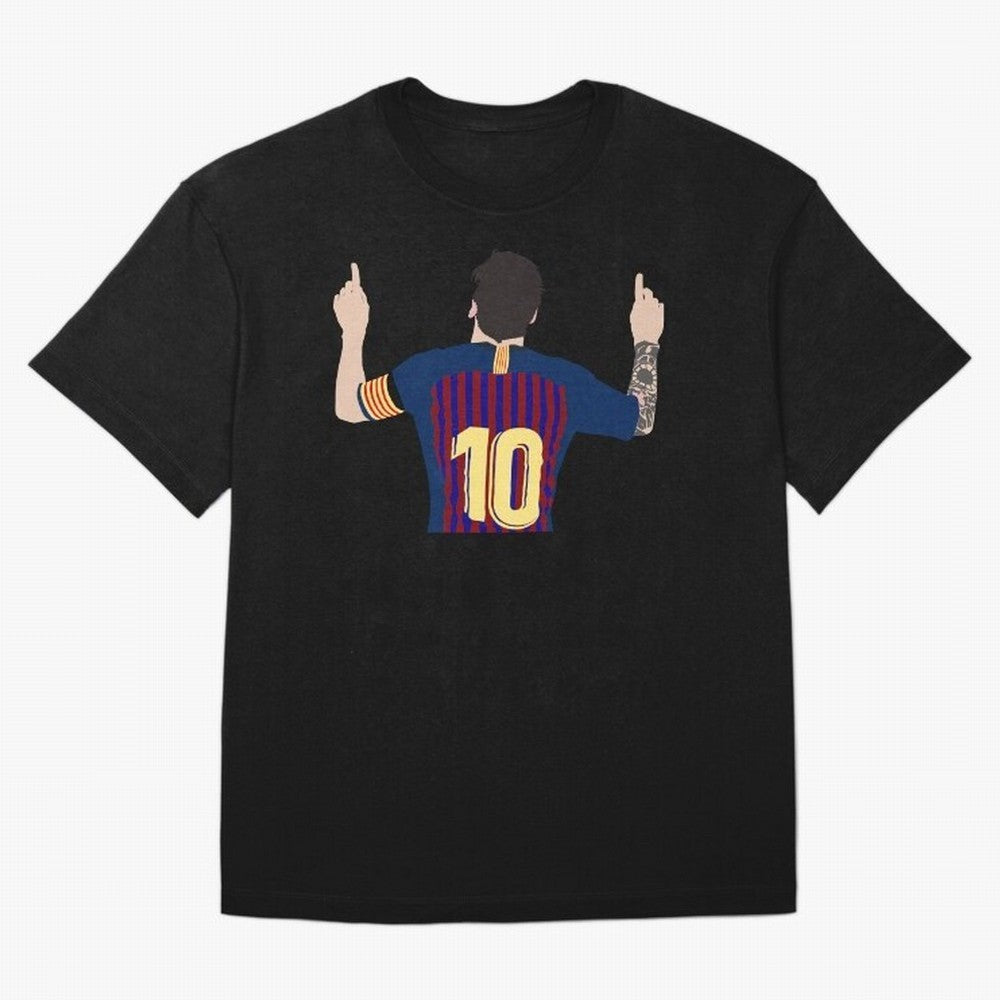 Lionel Messi Iconic Goal Celebration #o44 Oversized T-Shirt Support Your Favorite Stars during Global Football Passion for FIFA World Cup 2026, Centered on Messi, CR7 and Mbappe, France and Portugal, Championship Spirit, Famous Goals, Roaring