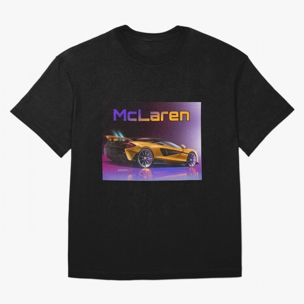 Mclaren in Gradient Metallic Color Oversized T-Shirt Capture Stadium Memories from Global Football Passion for FIFA World Cup 2026 Group Stage, Featuring Cristiano Ronaldo, Haaland and CR7, Brazil, Portugal and Argentina, Fan Favorite Moments,