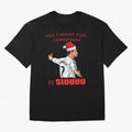 All I Want For Christmas Is Siuuu Oversized T-Shirt Feel the Heartbeat of the FIFA World Cup 2026 Journey through Messi Highlights, Germany Pride, Championship Spirit, Famous Goals, Roaring Crowds and International Football Unity; Ideal for