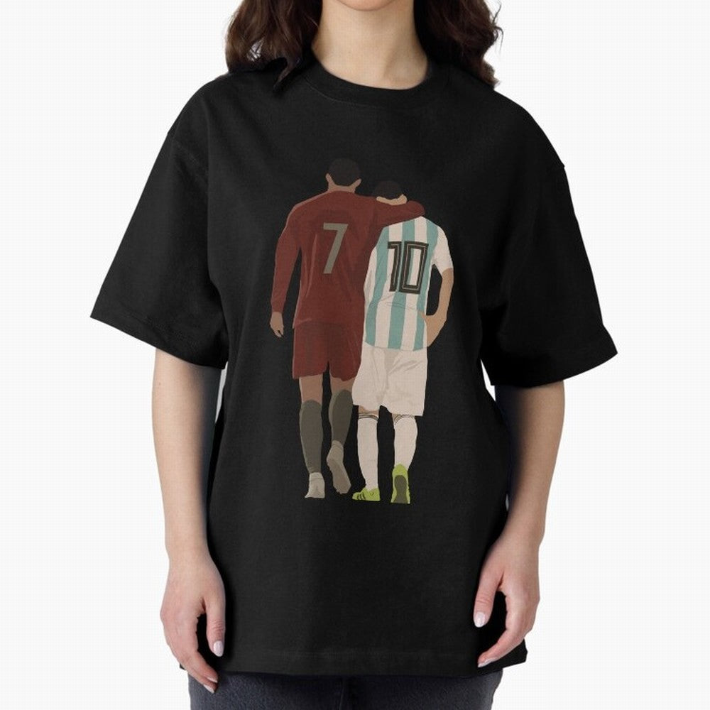 The Greatest Of All Time Oversized T-Shirt Bring Global Tournament Vibes to FIFA World Cup 2026 USA Canada Mexico Made for Cristiano Ronaldo, Argentina, France and Brazil Energy, Football Festival Excitement, Trophy Ambitions, Country Rivalries and
