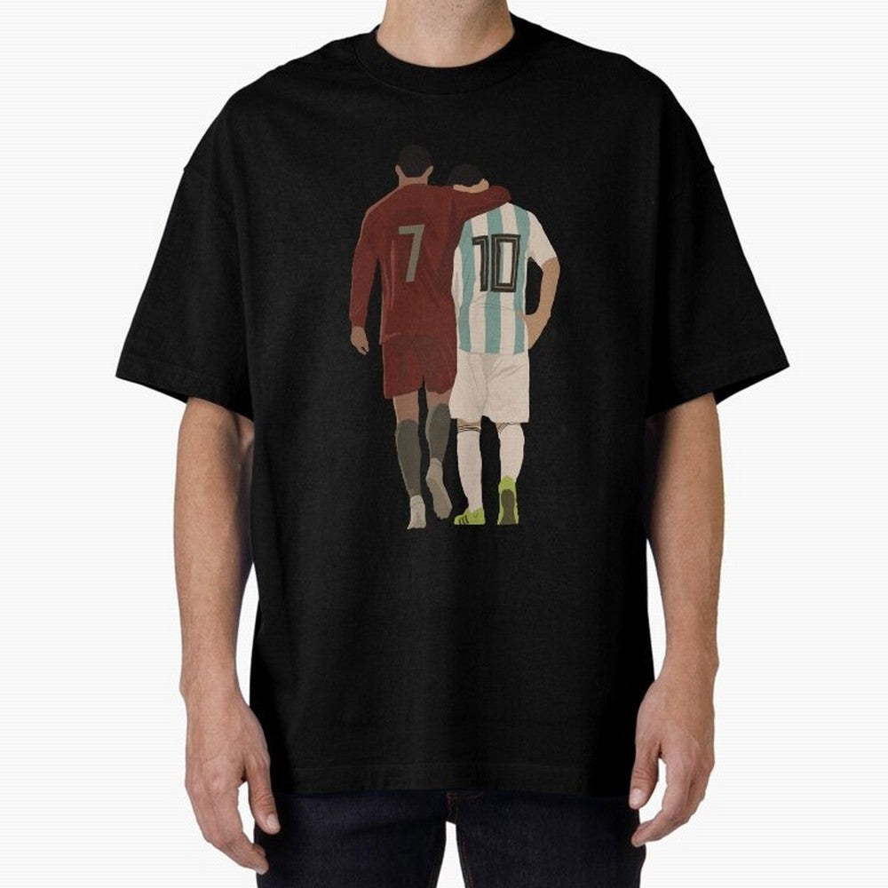 The Greatest Of All Time Oversized T-Shirt Bring Global Tournament Vibes to FIFA World Cup 2026 USA Canada Mexico Made for Cristiano Ronaldo, Argentina, France and Brazil Energy, Football Festival Excitement, Trophy Ambitions, Country Rivalries and