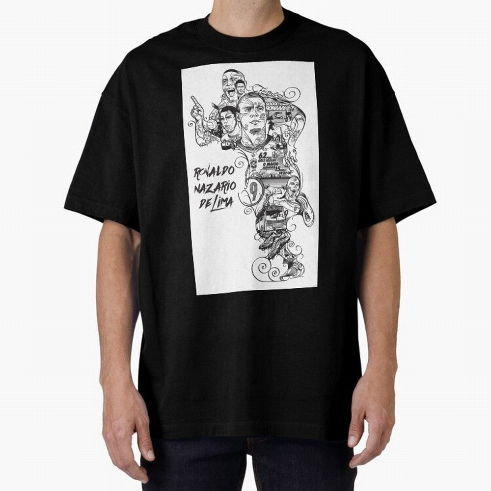 The R9 Era Oversized T-Shirt Unlock FIFA World Cup 2026 USA Canada Mexico Spirit, Capturing Argentina, Haaland, Football Passion, Legendary Performances, Festival Vibes and Supporter Community; Perfect for People Who Love Argentina, Brazil, France,