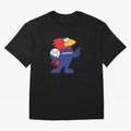 Footix - World Cup 98' Mascote Logo Oversized T-Shirt Celebrate National Team Dreams in FIFA World Cup 2026 for Fans of Messi and Cristiano Ronaldo and France, Bringing Game Day Rituals, Football Legends, Country Pride and the Road to the Final;