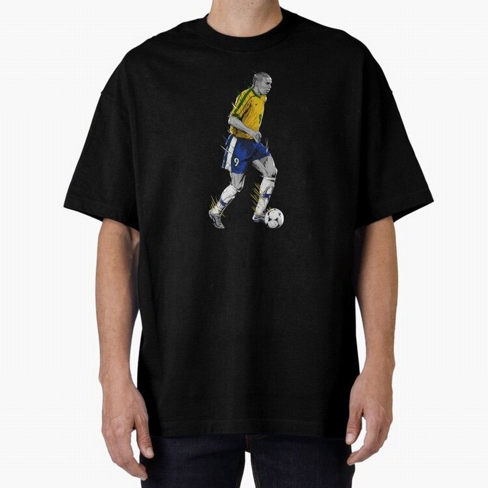 Ronaldo R9 Phenomenon Oversized T-Shirt Show Your Love for FIFA World Cup 2026 USA Canada Mexico Made for Mbappe and Neymar, Netherlands Energy, Match Day Excitement, Supporter Culture, Golden Goals and Global Football Passion; Ideal for Passionate