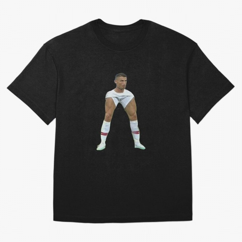 Ronaldo Oversized T-Shirt Turn Up for the FIFA World Cup 2026 Journey through CR7 and Messi Highlights, Portugal Pride, Classic Soccer Heritage, Championship Pressure, Fan Loyalty and International Pride; Great for Supporters Who Love Legendary