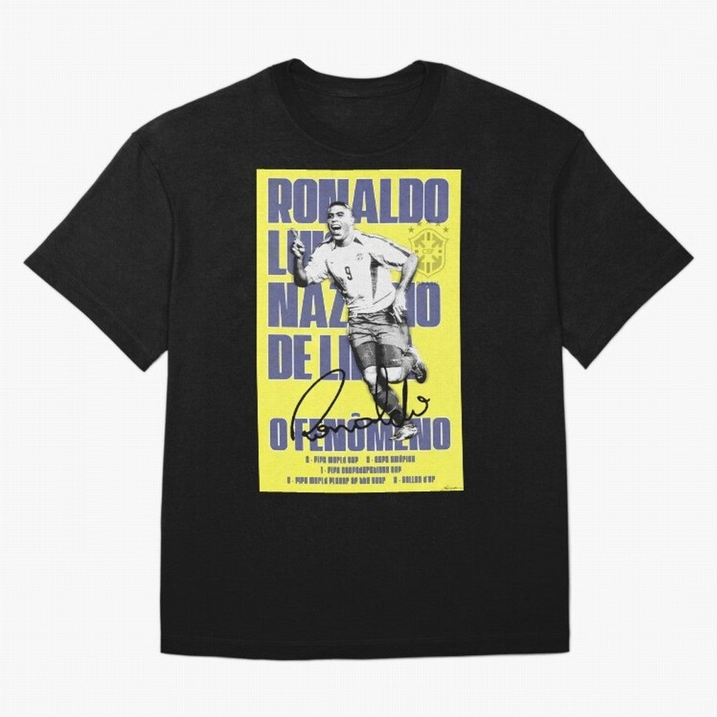 R9 Ronaldo Nazario Poster Oversized T-Shirt Join Supporters Worldwide for FIFA World Cup 2026 USA Canada Mexico for Fans of Messi, CR7 and Mbappe and Argentina, Bringing Sports Nostalgia, International Competition, Famous Players and Unforgettable