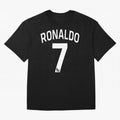 Ronaldo 7 Oversized T-Shirt Relive FIFA World Cup 2026 Group Stage for Fans of Mbappe and Neymar and Netherlands, Bringing Supporter Pride, Iconic Celebrations, Legendary Names and Global Match Day Energy; Perfect for Fans, Collectors, Family