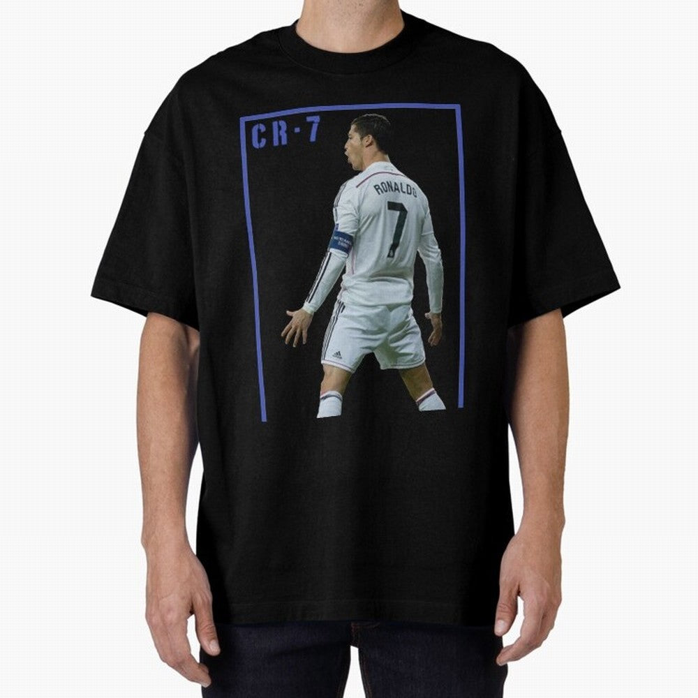 Ronaldo Christiano ronaldo Oversized T-Shirt Bring Bold Fan Energy to Match Day Hype around FIFA World Cup 2026, CR7 and Messi, England and Germany, Football Festival Excitement, Trophy Ambitions, Country Rivalries and Star Player Buzz; Created for