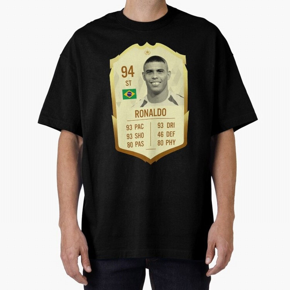 Ronaldo Ultimate Card Oversized T-Shirt Honor Champions and Dreams in Match Day Hype around FIFA World Cup 2026, Cristiano Ronaldo, Haaland and CR7, Argentina, France and Brazil, Tournament Hype, Historic Matchups, Family Viewing Parties and Global