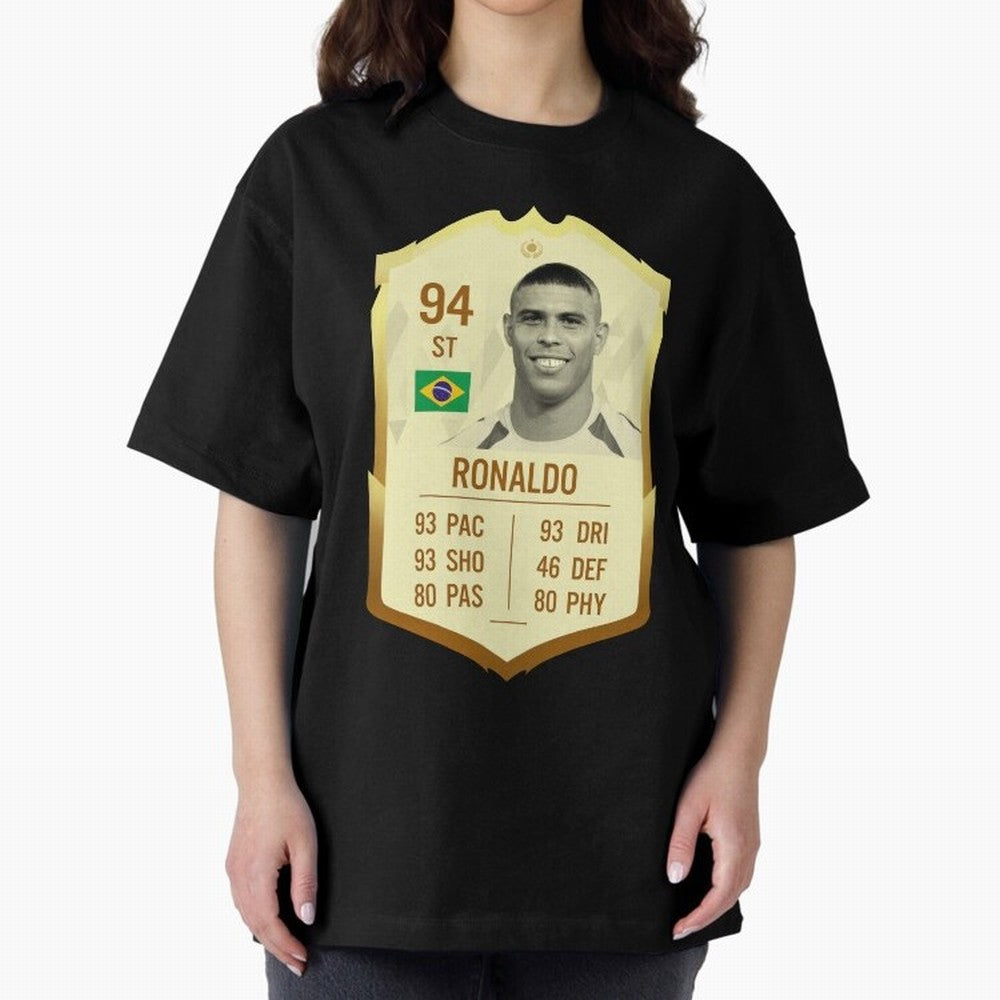 Ronaldo Ultimate Card Oversized T-Shirt Honor Champions and Dreams in Match Day Hype around FIFA World Cup 2026, Cristiano Ronaldo, Haaland and CR7, Argentina, France and Brazil, Tournament Hype, Historic Matchups, Family Viewing Parties and Global