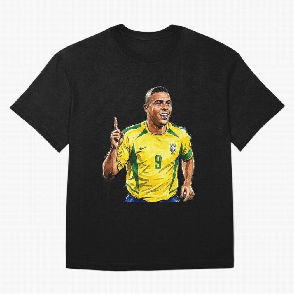 Ronaldo Fen?meno Oversized T-Shirt Relive FIFA World Cup 2026 USA Canada Mexico for Fans of Messi and Germany, Bringing Fan Favorite Moments, National Team Passion, Big Match Drama and Soccer History; Perfect for People Who Love Argentina, Brazil,